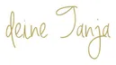 Handschrift: deine Tanja